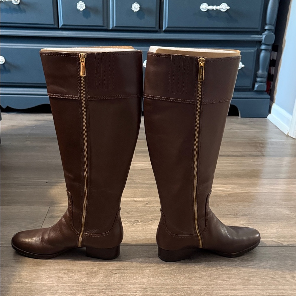 Michael Kors Women's Dark Brown Over the Knee Boots - Picture 5 of 5